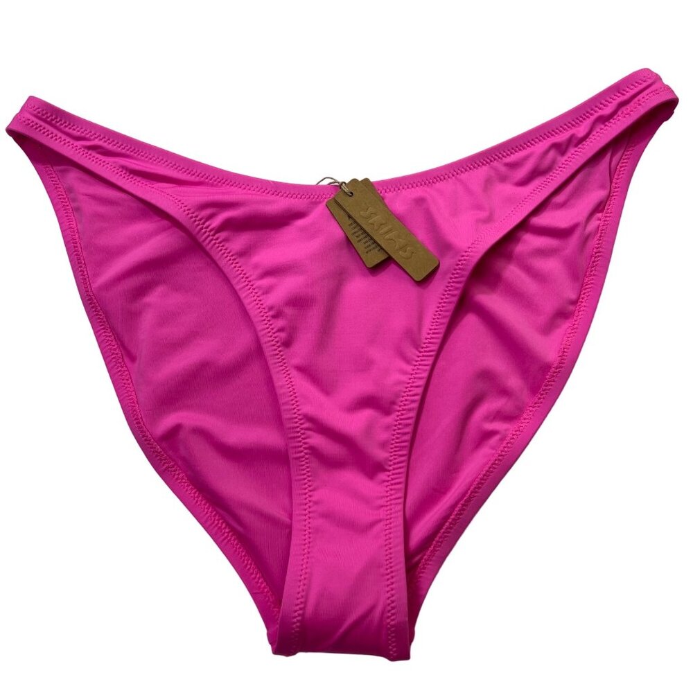 SKIMS Swim‎ Cheeky Tanga Bottoms Taffy Womens XL